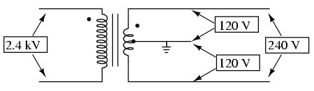 120/240V transformer configuration