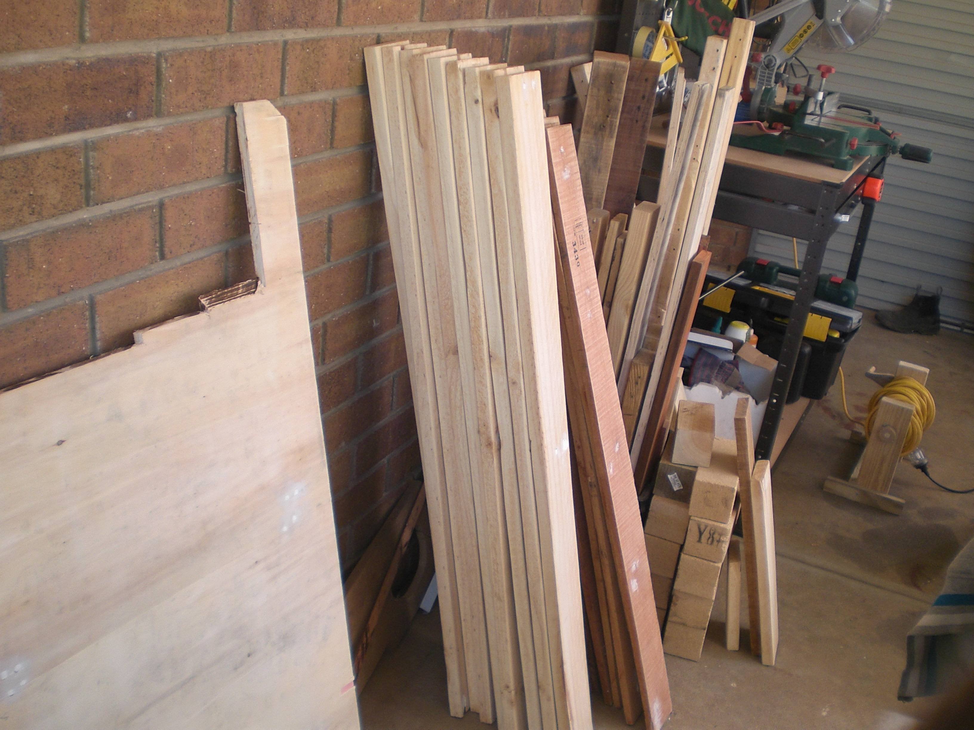 these are the timber I took down and I filled the nail holes and sanded it with P40