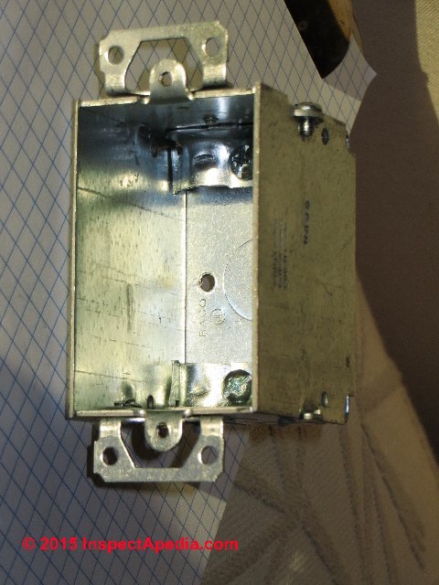 Flanged duplex receptacle enclosure 